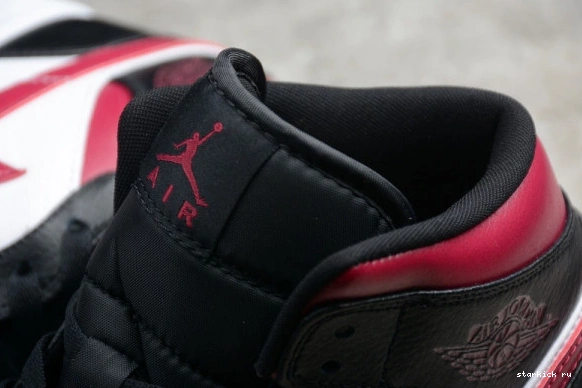 Bred 1 Air 554724-066 554724-066  Toe Mid Jordan 1004